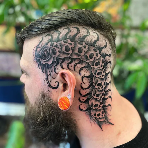 Centipede Tattoo 39