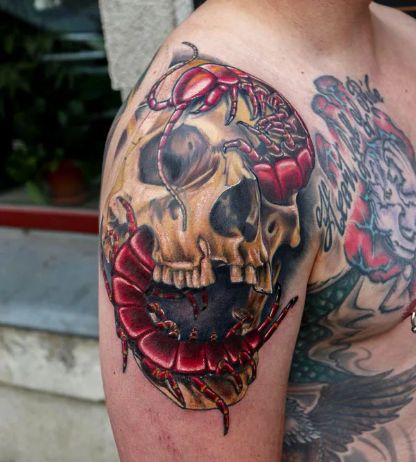 Centipede Tattoo 40