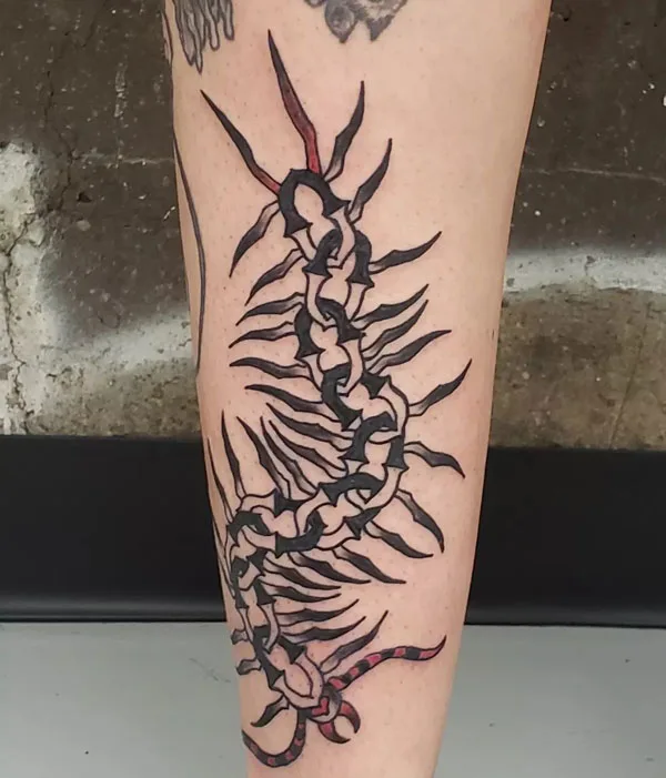 Centipede Tattoo 42