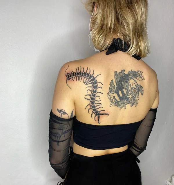 Centipede Tattoo 6