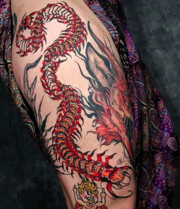 Centipede Tattoo 74
