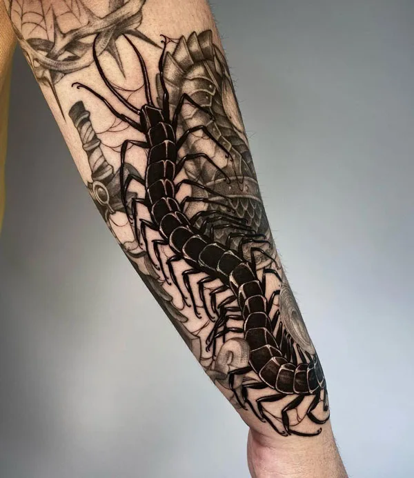 Centipede Tattoo 75