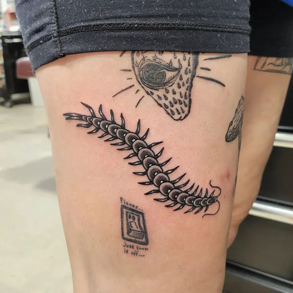 Centipede Tattoo 8
