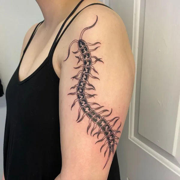 Centipede Tattoo 9