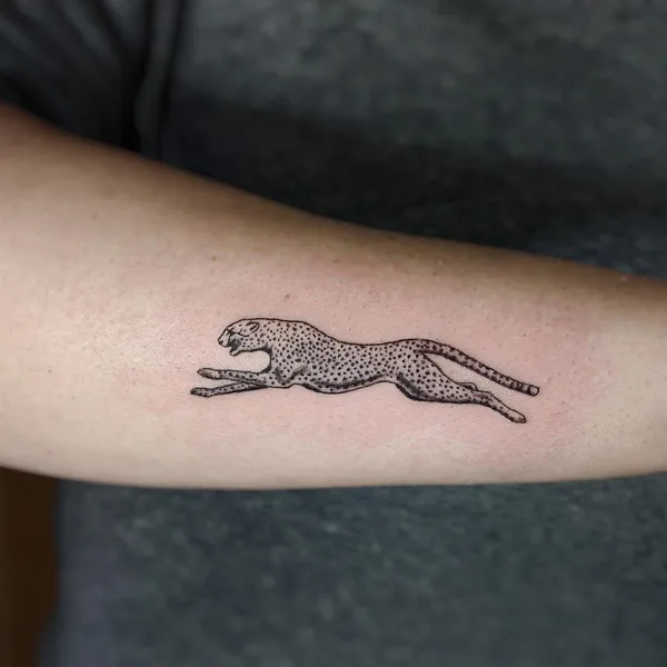 Cheetah tattoo 11