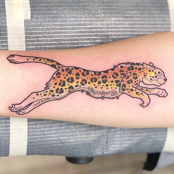 Cheetah tattoo 15