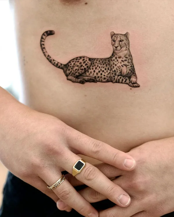 Cheetah tattoo 16