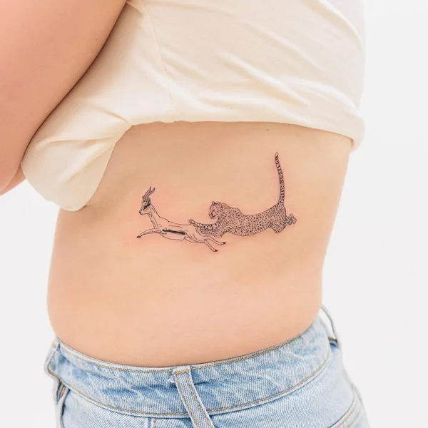 Cheetah tattoo 19