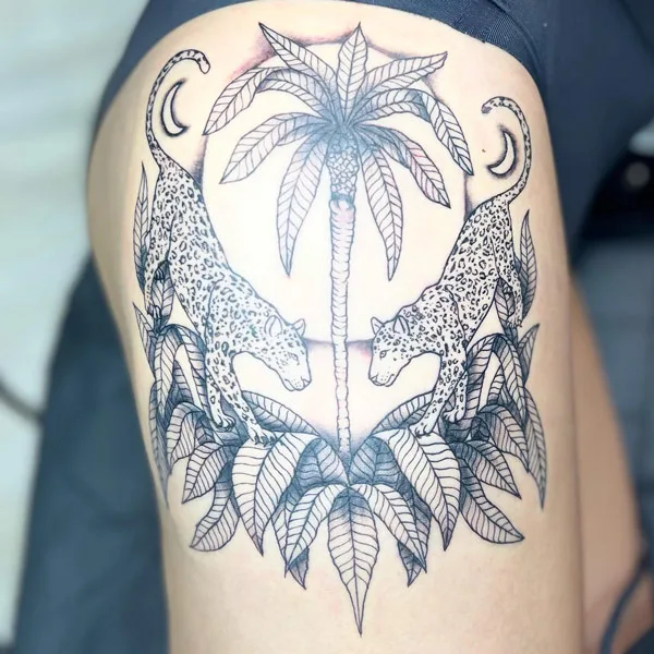 Cheetah tattoo 31