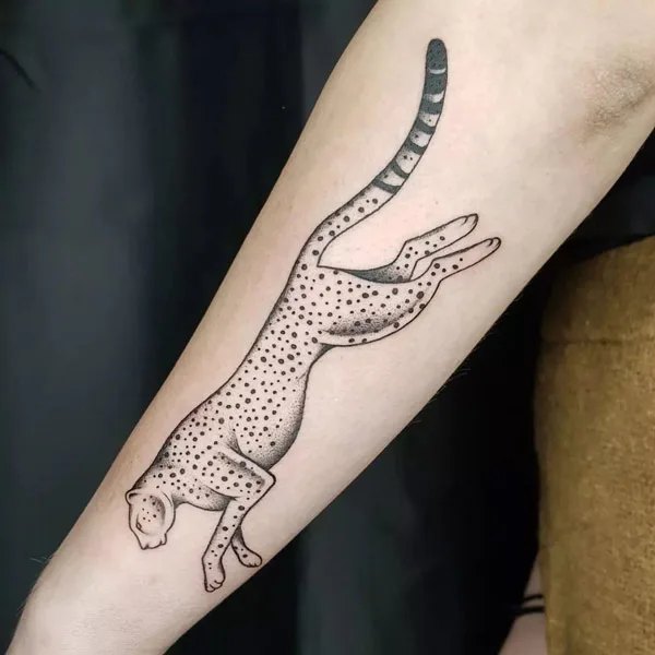 Cheetah tattoo 35