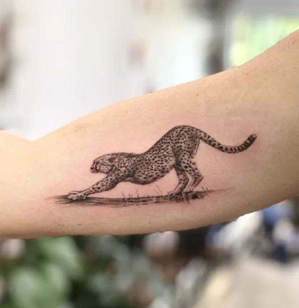 Cheetah tattoo 41