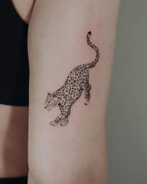Cheetah tattoo 42
