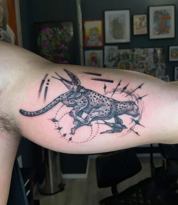 Cheetah tattoo 45