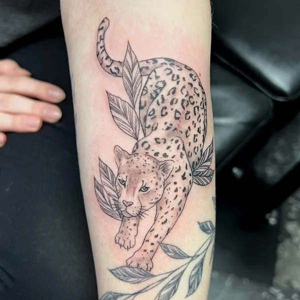 Cheetah tattoo 47