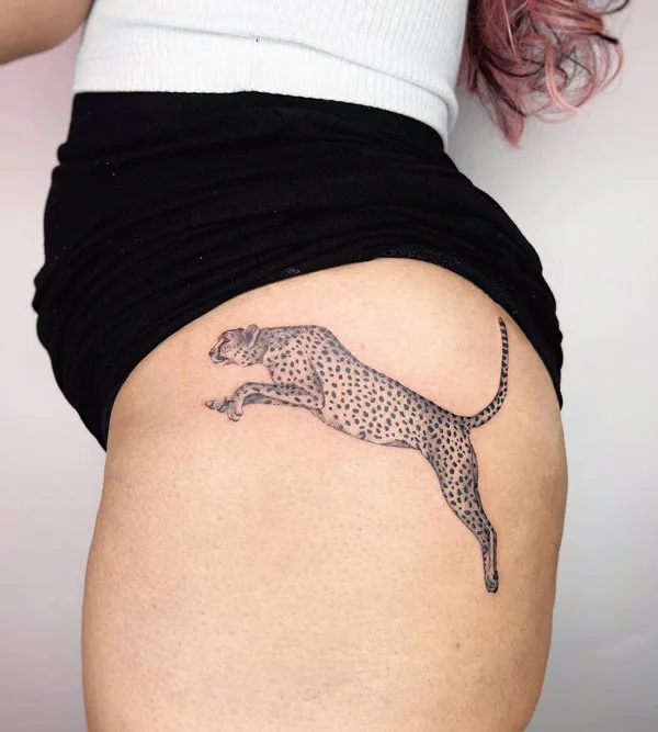Cheetah tattoo 5