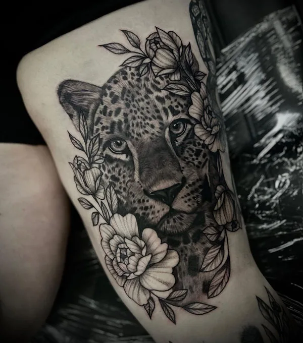 Cheetah tattoo 57