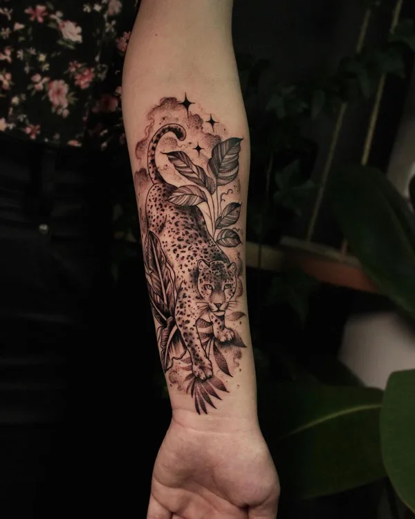 Cheetah tattoo 7