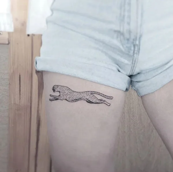 Cheetah tattoo 77