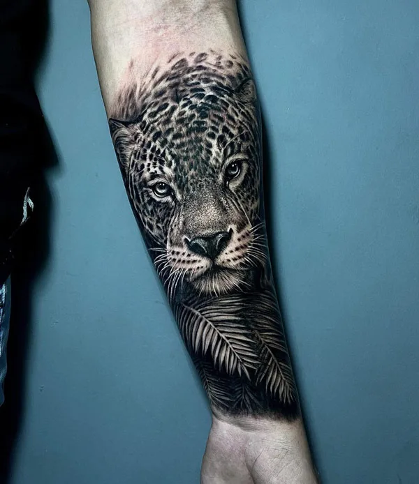 Cheetah tattoo 9