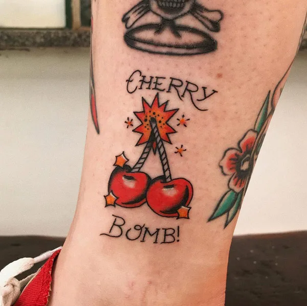 Cherry Bomb Tattoo 3