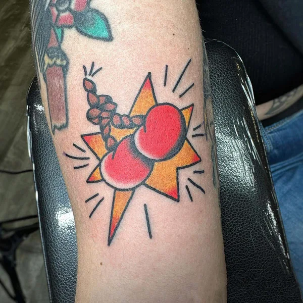 Cherry Bomb Tattoo 4
