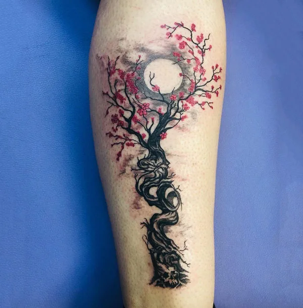 Cherry Tree Tattoo 1