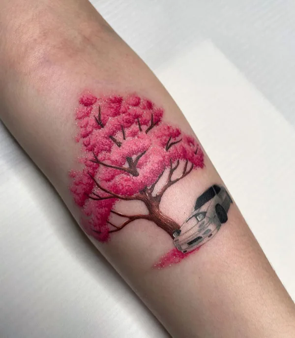 Cherry Tree Tattoo 2