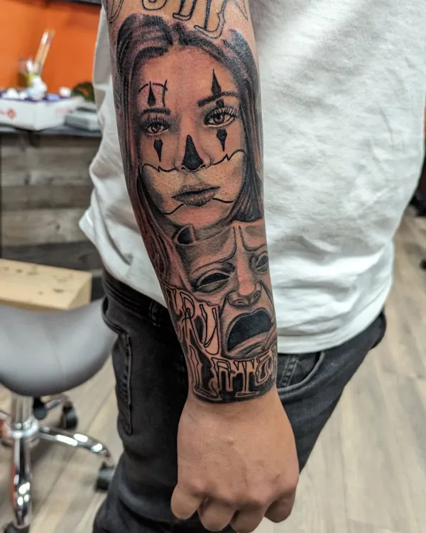 Chicano Forearm Tattoo 2