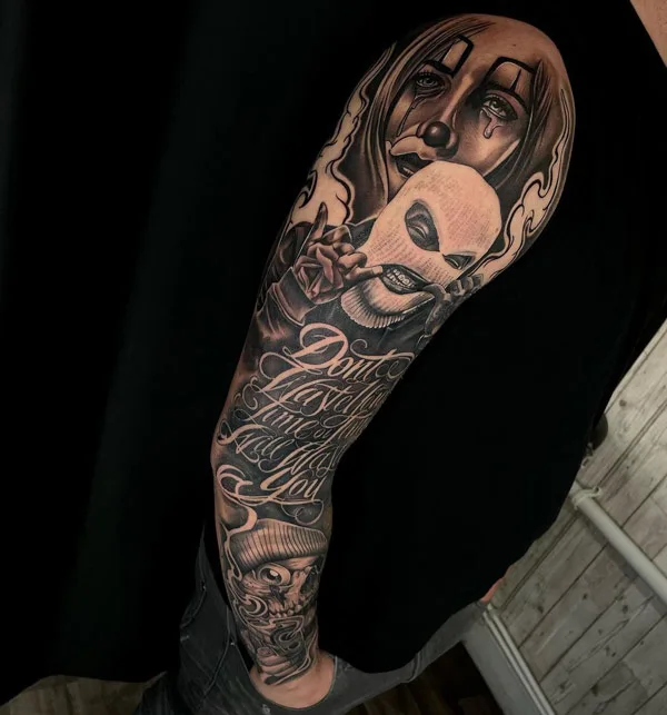 Chicano Sleeve Tattoo 1