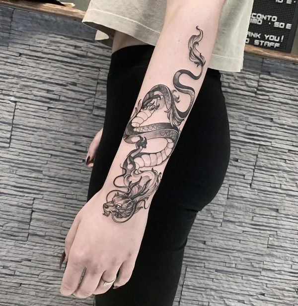 Chinese dragon tattoo meaning 2