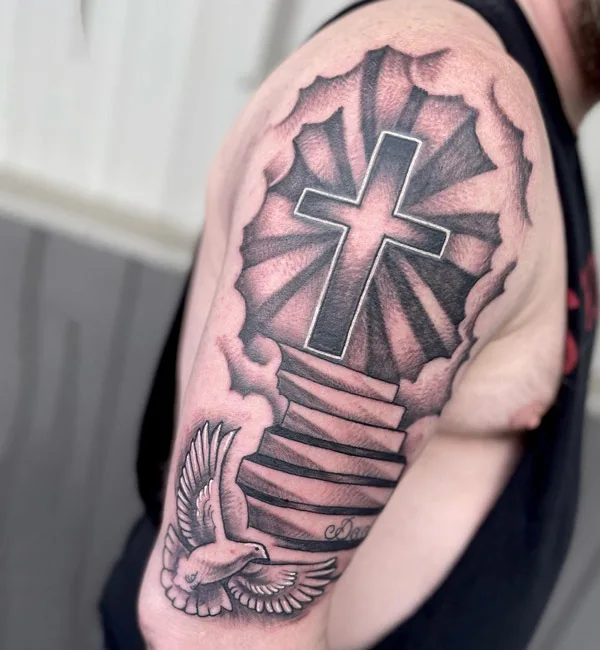 Christian Cross Tattoo 1