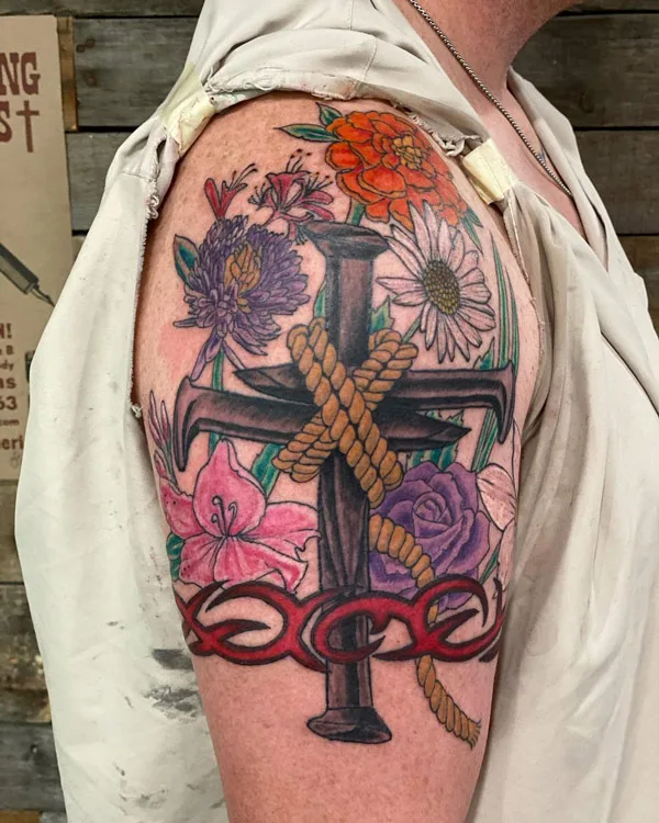 Christian Cross Tattoo 2