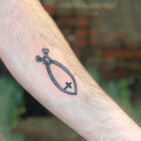 Christian Fish Tattoo 2