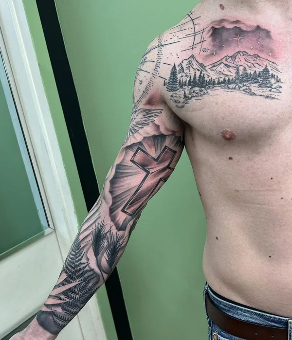 Christian Sleeve Tattoo 1