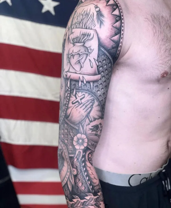 Christian Sleeve Tattoo 3
