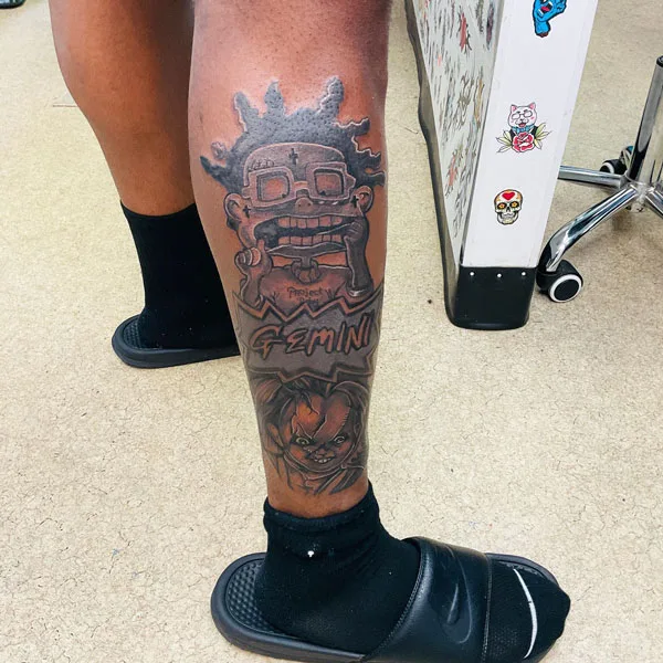 Chucky gemini tattoo