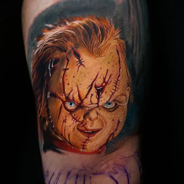 Chucky tattoo 10