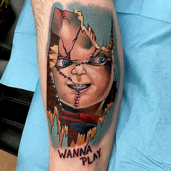 Chucky tattoo 12