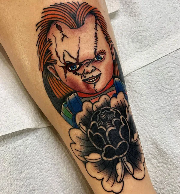 Chucky tattoo 16