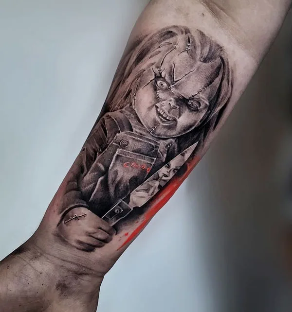 Chucky tattoo 44