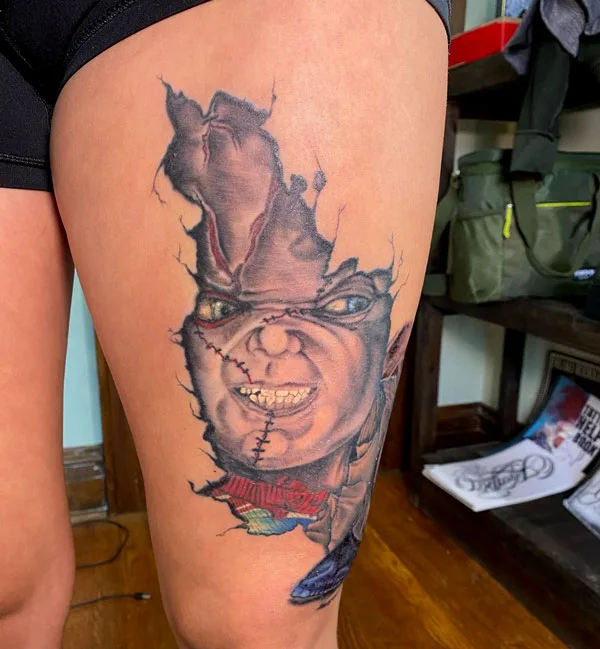 Chucky tattoo 48