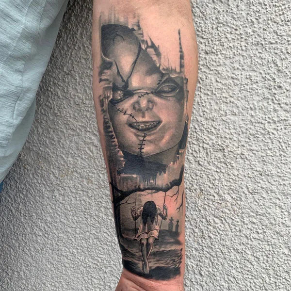 Chucky tattoo 54