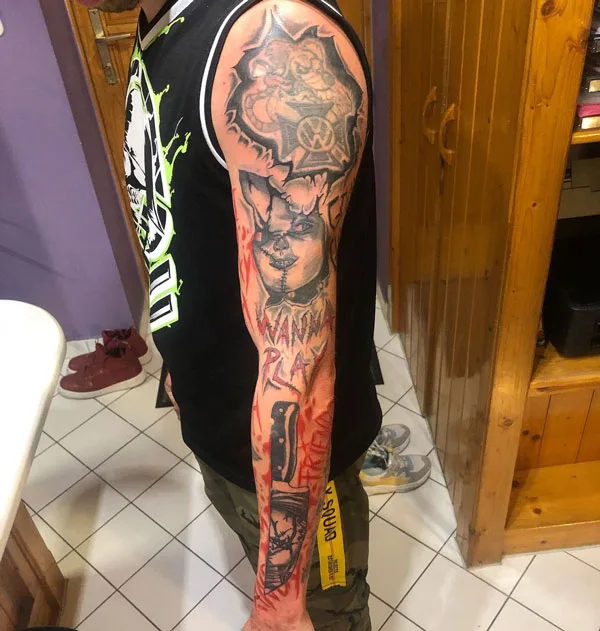 Chucky tattoo 7