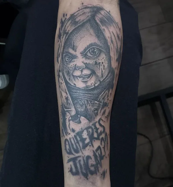 Chucky tattoo 77