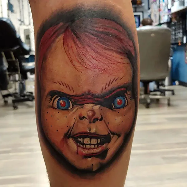 Chucky tattoo 89