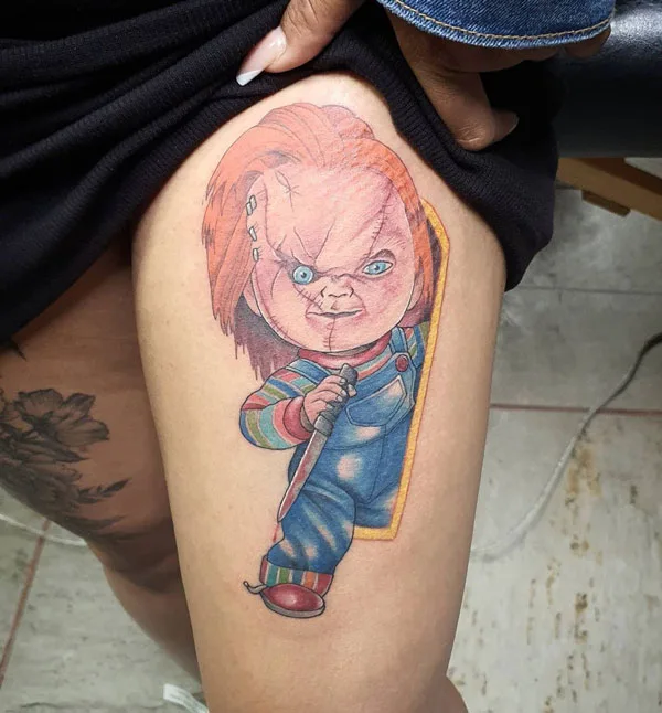 Chucky tattoo 9