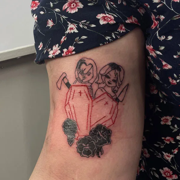 Chucky tattoo 90