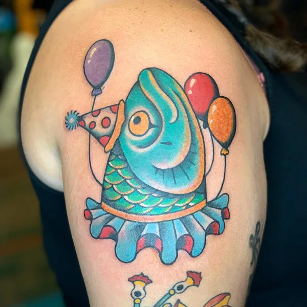 Clown Fish Tattoo