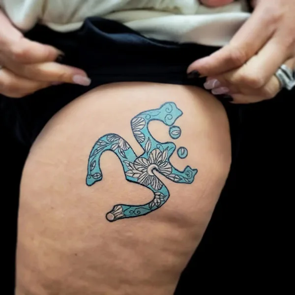 Coqui Frog Tattoo 1