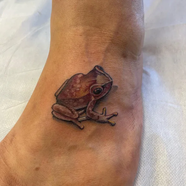Coqui Frog Tattoo 2